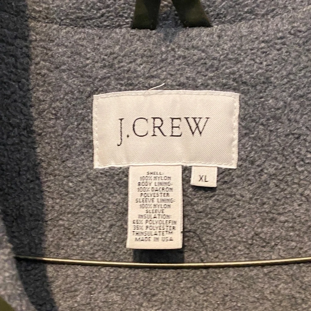 J. Crew Olive fleece lined  Jacket